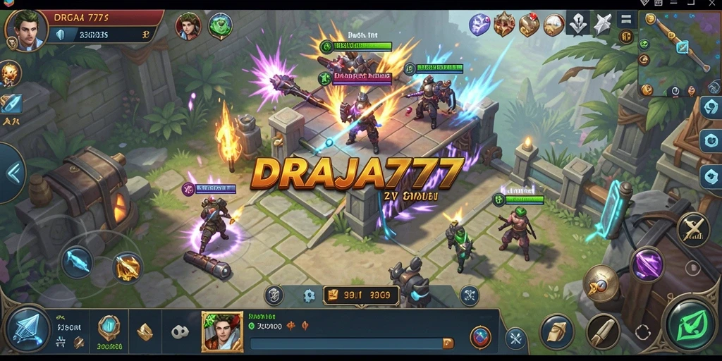 Tampilan gameplay seru dalam DRAJA777 yang penuh strategi.