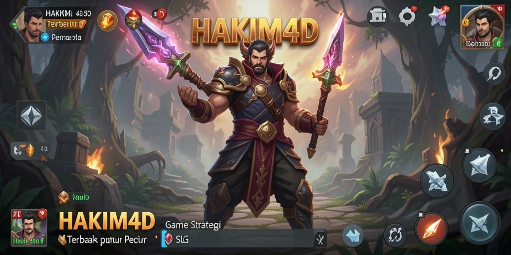 Menampilkan momen seru dalam gameplay HAKIM4D