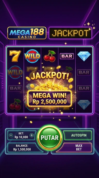 Screenshot fitur unggulan dari aplikasi mega188.